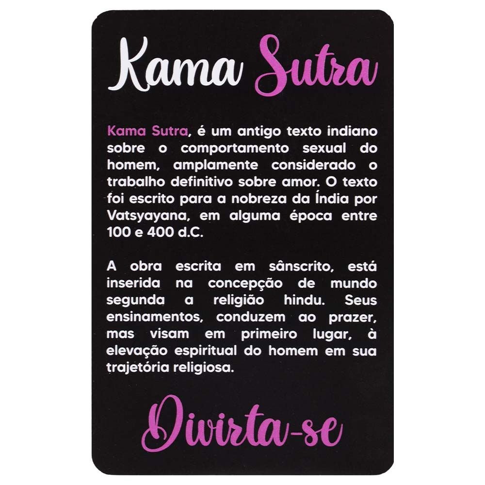 Baralho Kama Sutra Super Erótico Lésbica (52 Cartas) - La Santa Boutique  Sensual